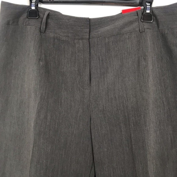 ASHLEY STEWART Straight Trouser Pants Gray - Picture 4 of 6